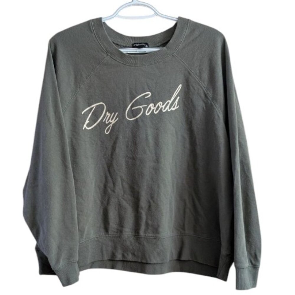 Dry Goods Crop Crew-Neck Sweatshirt